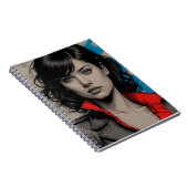 Retro Noir Elegance Notizblock (Rechte Seite)