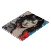 Retro Noir Elegance Notizblock (Linke Seite)