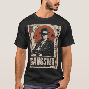 Retro Noir Gangster Kunst und Kultur T-Shirt