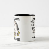 Retro Nonna T-Shirts und Geschenke Zweifarbige Tasse (Mittel)