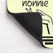 Retro Nonnie T - Shirts und Geschenke Mousepad (Ecke)