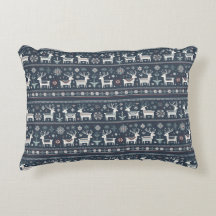 Retro Nordic Rentier Muster