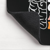 Retro Normalisiere Geist aller Art Autismus-Bewuss Mousepad (Ecke)