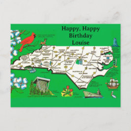 Retro North Carolina Occasion Postcard Postkarte
