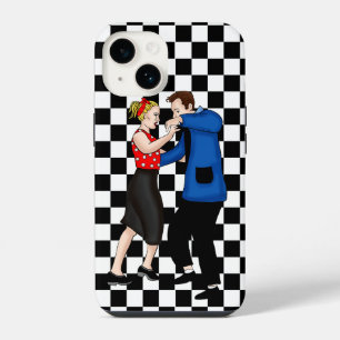 Retro Nostalgic-Couple Dancing der 1950er Jahre iPhone 14 Hülle