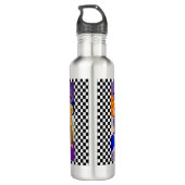 Retro Nostalgic Couple Dancing der 50er Jahre Edelstahlflasche (Rückseite)