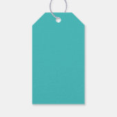 Retro Nostalgic Frohe Weihnachten Geschenkanhänger (Rückseite)