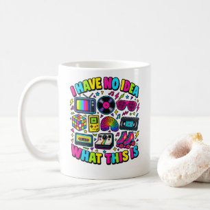 Retro-Nostalgie "Ich habe keine Ahnung, was das is Kaffeetasse