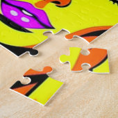 Retro Nostalgischer Pop Kunst, Dichtung und Musik Puzzle (Seite)