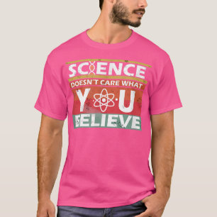 Retro Not leidende T-Shirt-Wissenschaft kümmert si T-Shirt