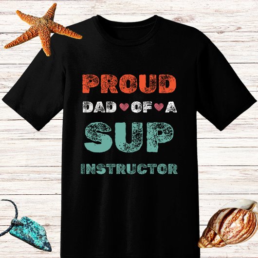 Retro Not leidendes Vater Sup Instructor Paddel T-Shirt