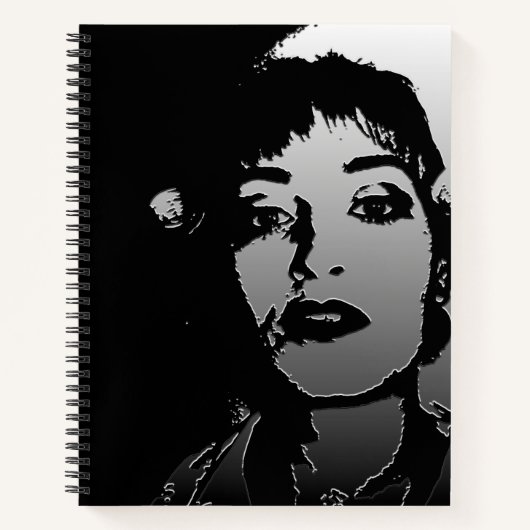 Retro Notebook Notizblock (Vorderseite)