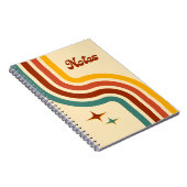 Retro-Notizbuch mit Spiralbindung Notizblock (Rechte Seite)