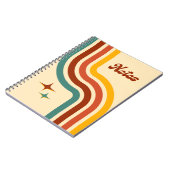 Retro-Notizbuch mit Spiralbindung Notizblock (Linke Seite)