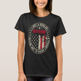 Retro Nur ein regulärer Freund Erziehen Liberale A T-Shirt