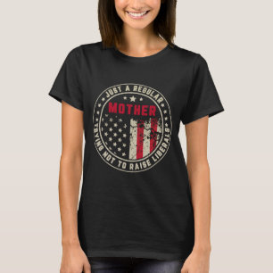 Retro nur eine regelmäßige Mutter bringt die Liber T-Shirt