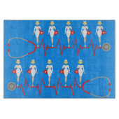 Retro-Nuragetier Schneidebrett (Vorderseite)