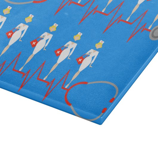 Retro-Nuragetier Schneidebrett (Ecke)