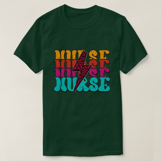 Retro Nurse 7 T-Shirt (Design vorne)