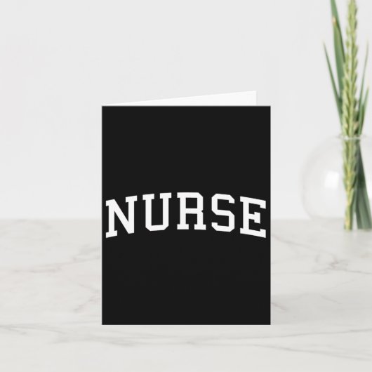 Retro Nurse Geschenke Krankenwoche Geschenke Männe Karte (Vorderseite)