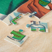 Retro Nurse Girl Illustration Puzzle (Seite)