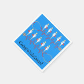 Retro Nurse Gratulationspapier Napkins Serviette (Ecke)