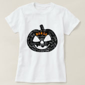 Retro Nurse Halloween,Spooky Nurse,Halloween Nurse T-Shirt (Design vorne)