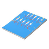 Retro Nurse Notepad Notizblock (Rotiert)
