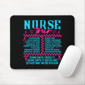 Retro Nurse Nurse Week Men Women Nurse  Mousepad (Mit Mouse)