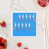 Retro Nurse Paper Napkins Serviette (Beispiel)