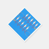 Retro Nurse Paper Napkins Serviette (Ecke)