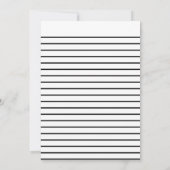 Retro Nurse Pinup_ Krankenpflege Dankeskarte (Rückseite)