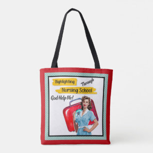 Retro Nurse Pinup_ Krankenpflege Tasche