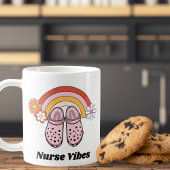 Retro Nurse Vibes Kaffeetasse