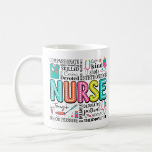 Retro Nurse Vintag Vibes for Healthcare Heroes Kaffeetasse