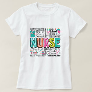 Retro Nurse Vintag Vibes for Healthcare Heroes T-Shirt