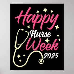 Retro Nurse Week Men Happy Nurse Week 2025 G Poster