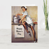 Retro Nurses Day Card