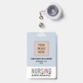 Retro Nursing Assistant CNA Pflegeassistent Ausweis (Vorderseite mit Ausziehbar)