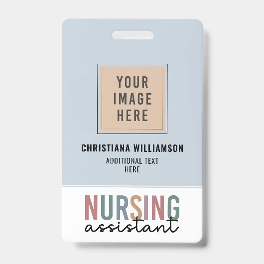 Retro Nursing Assistant CNA Pflegeassistent Ausweis (Vorderseite)