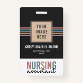 Retro Nursing Assistant CNA Pflegeassistent Ausweis (Vorderseite)