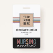 Retro Nursing Assistant CNA Pflegeassistent Ausweis (Vorderseite)