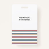 Retro Nursing Assistant CNA Pflegeassistent Ausweis (Rückseite)