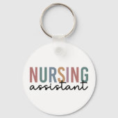 Retro Nursing Assistant CNA Pflegeassistent Schlüsselanhänger (Rückseite)