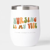 Retro Nursing im Stil der 1970er Jahre ist My Vibe (Rückseite)