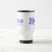 Retro Nurvel Travel Mug Personalisiert Lila Reisebecher (Mittel)