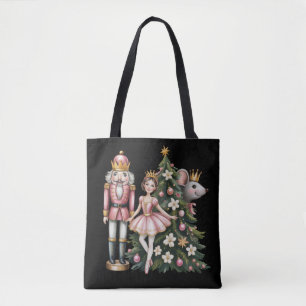 Retro-Nussknacker-Szene Vintage-Weihnachten passen Tasche