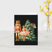 Retro Nutcracker Ballet Nk Christmas Xmas Vibes Wo Karte (Gelbe Blume)