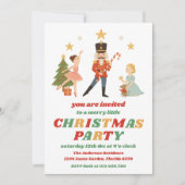 Retro Nutcracker Editable Christmas Party Einladung (Vorderseite)