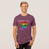 Retro Nyack Pride Tri-Blend Shirt (Vorderseite voll)